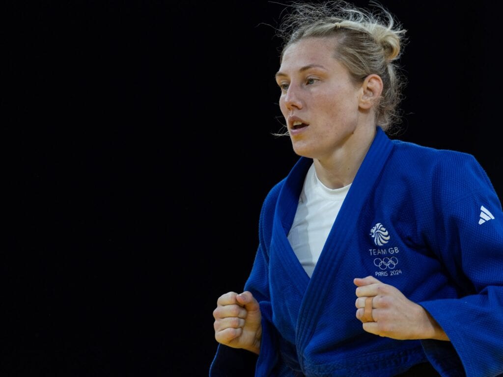 Emma Reid in action at the Paris Olympic Games